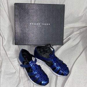 NIB Susana Traca sneaker fisherman sandals sz 35